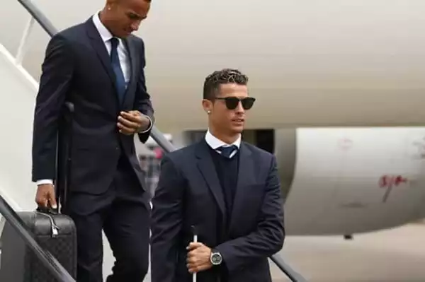 Real Madrid Players Arrive Cardiff For UCL  Final (Photos)